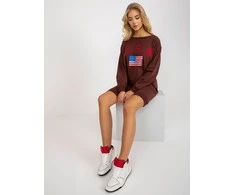 Vikki Megztinis-VI-BL-3192.23P-tamsiai rudas