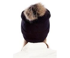 Kepurė Wool Fashion Italia Cap-AT-CZ-171701.37-juodas