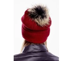 Kepurė Wool Fashion Italia Cap-AT-CZ-171701.37-raudona