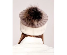 Kepurė Wool Fashion Italia Cap-AT-CZ-17230.43-šviesiai ruda