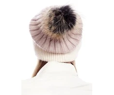 Kepurė Wool Fashion Italia Cap-AT-CZ-17230.43-smėlio spalvos