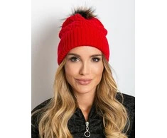 Kepurė Wool Fashion Italia Cap-AT-CZ-173501.44-raudona
