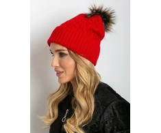 Kepurė Wool Fashion Italia Cap-AT-CZ-173501.44-raudona