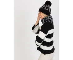 Kepurė Factory Price Cap-AT-CZ-CM-319.41P-juoda ir balta