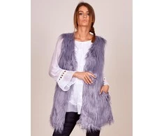 Wool Fashion Italia Liemenė-AT-KZ-173501A.09P-pilka