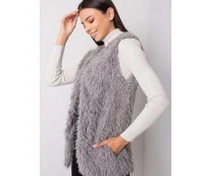 Wool Fashion Italia Liemenė-AT-KZ-22105.11P-tamsiai pilka