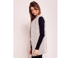 Wool Fashion Italia Liemenė-AT-KZ-22105.11P-pilka