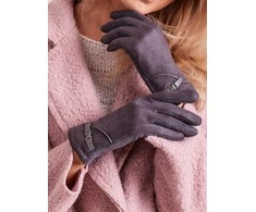Wool Fashion Italia Pirštinės-AT-RK-902.08-tamsiai pilkos