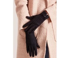 Wool Fashion Italia Pirštinės-AT-RK-9502.25-juodos