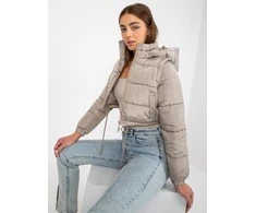 Honey Winter Striukė moterims-NM-KR-D2-3869.13P-ciemny bezowy