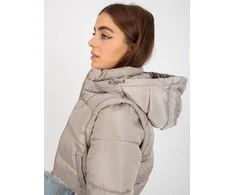 Honey Winter Striukė moterims-NM-KR-D2-3869.13P-ciemny bezowy