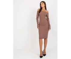 City Donna Suknelė-EM-SK-674.26P-ruda