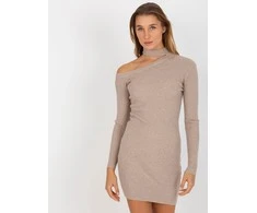 Trendy Ing Suknelė-NM-SK-NG-2315.19P-tamsiai smėlio spalvos
