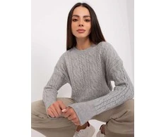 Wool Fashion Italia Megztinis-AT-SW-2335-1.68P-pilkas