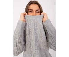 Wool Fashion Italia Megztinis-AT-SW-2335.27-pilkas