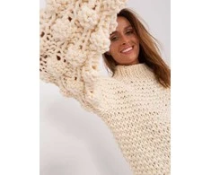 Wool Fashion Italia Megztinis-AT-SW-2382.97P-šviesiai smėlio spalvos