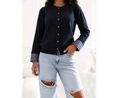 Factory Price Sweter-CS-SW-57667.96-tamsiai mėlyna