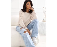 Factory Price Sweter-CS-SW-B0167.82-jasny smėlio spalva