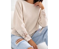 Factory Price Sweter-CS-SW-B0167.82-jasny smėlio spalva