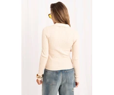 Factory Price Sweter-PM-SW-DF61080.67-jasny smėlio spalva