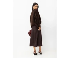 Factory Price Sweter-PM-SW-F548.77-ciemny ruda