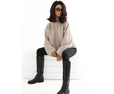Factory Price Sweter-PM-SW-F550.27-smėlio spalva