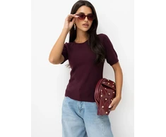 Factory Price Sweter-PM-SW-SF260.21-ciemny violetinė