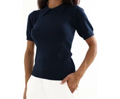 Factory Price Sweter-PM-SW-SF263.77-tamsiai mėlyna