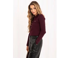 Factory Price Sweter-PM-SW-SF502.29-ciemny violetinė