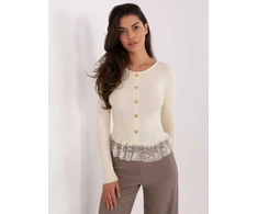 Factory Price Sweter-PM-SW-YIS1027.85-jasny smėlio spalva