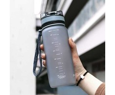 Gertuvė UZSPACE TRITAN 650 ml, plastikas be BPA - 3037-Rožinis