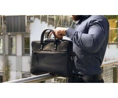 Gold GENUINE LEATHER SHOULDER BAG SL04 WATERFORD Juodas