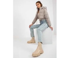 Honey Winter Striukė moterims-NM-KR-D2-3869.13P-ciemny bezowy