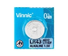 Kita šarminė baterija Vinnic LR1142/386/AG12