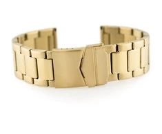 Inny Bransoleta 676G - plieninė HQ - auksinė - 22mm