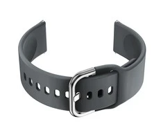 Pacific Dirželis gumowy do smartwatch 18mm - ciemny pilka/sidabrinė