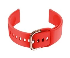 Pacific Dirželis gumowy do smartwatch 18mm - raudona/r.auksinis