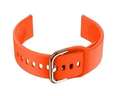 Pacific Dirželis gumowy do smartwatch 20mm - oranžinė/r.auksinis