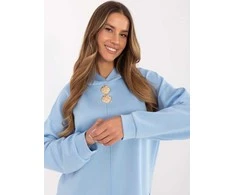 Italy Moda Megztinis-DHJ-BL-20510.68-šviesiai mėlynas