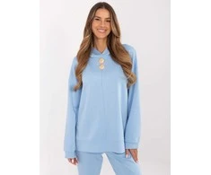 Italy Moda Megztinis-DHJ-BL-20510.68-šviesiai mėlynas