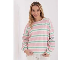 Italy Moda Džemperis moterims-IT-BL-9780-1.48-jasny rožinė