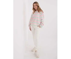 Italy Moda Džemperis moterims-IT-BL-9780-1.48-jasny rožinė