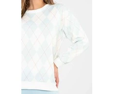 Italy Moda Džemperis moterims-MI-BL-4003.65-mietowy