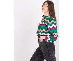 Italy Moda Palaidinė-DHJ-BZ-12311.49P-tamsiai žalia