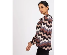Italy Moda Palaidinė-DHJ-BZ-12311.49P-juoda-smėlio spalvos