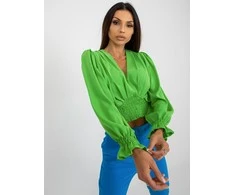 Italy Moda Palaidinė-DHJ-BZ-13866.92P-šviesiai žalia