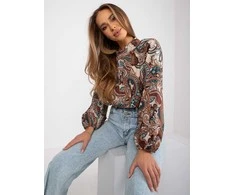 Italy Moda Palaidinė-DHJ-BZ-15170.39-tamsiai smėlio spalvos