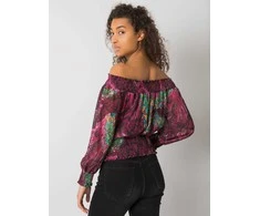 Italy Moda Palaidinė-DHJ-BZ-15175-2.10P-tamsiai violetinė