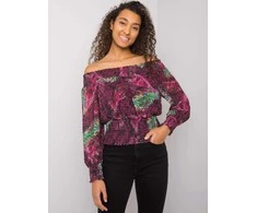 Italy Moda Palaidinė-DHJ-BZ-15175-2.10P-tamsiai violetinė