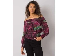 Italy Moda Palaidinė-DHJ-BZ-15175-2.10P-tamsiai violetinė